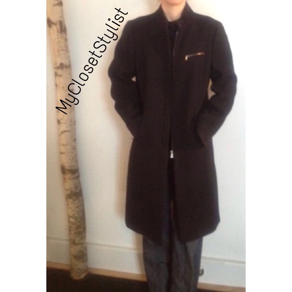 Prada Jackets & Blazers - PRADA ITALY Black Label WOOL LAMBSKIN Mod Coat! 46